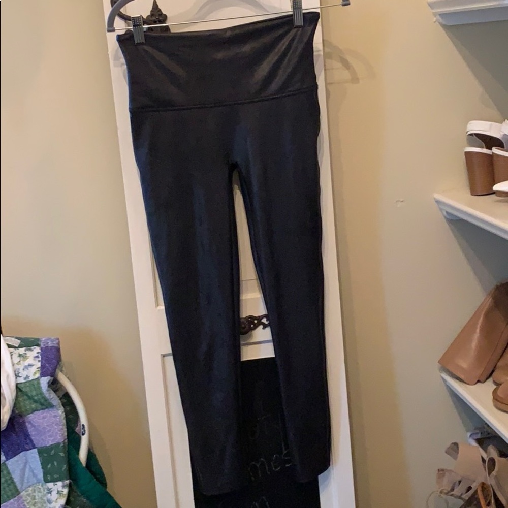 Spanx Faux Leather leggings.
